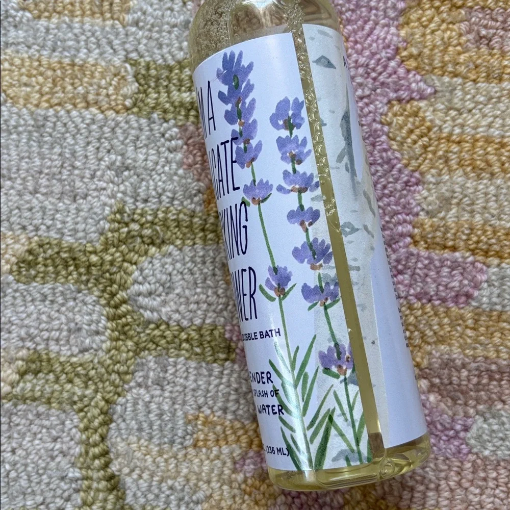 Blue Q I’m a Delicate F’ing Flower Natural Bubble Bath Lavender Birch Water NWT